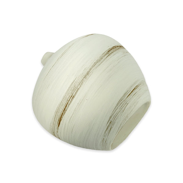 VASE SET 2 PCS - ANTIQUE WHITE