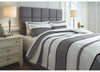 MASAKO BEDDING KING SIZE 3 PCS - WHITE