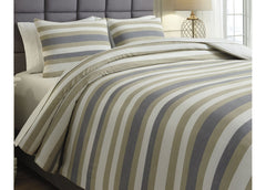 ISAIAH BEDDING KING SIZE SET 3 PCS - MULTICOLORED