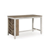 SKEMPTON HIGH TABLE SET 4 CHAIRS - WHITE