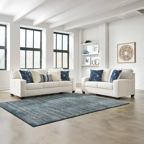 Ashley Padova sofa set with accent pillows included