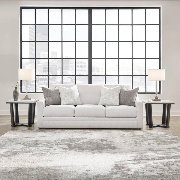 Maitelynn 4-piece grey sofa set – stylish corner sofa and sofa couch for living room.