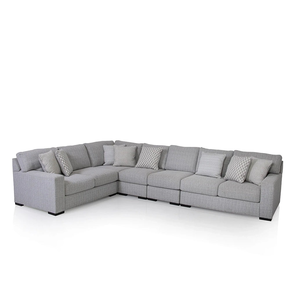 LARCE SECTIONAL SOFA 5 PCS - GREY