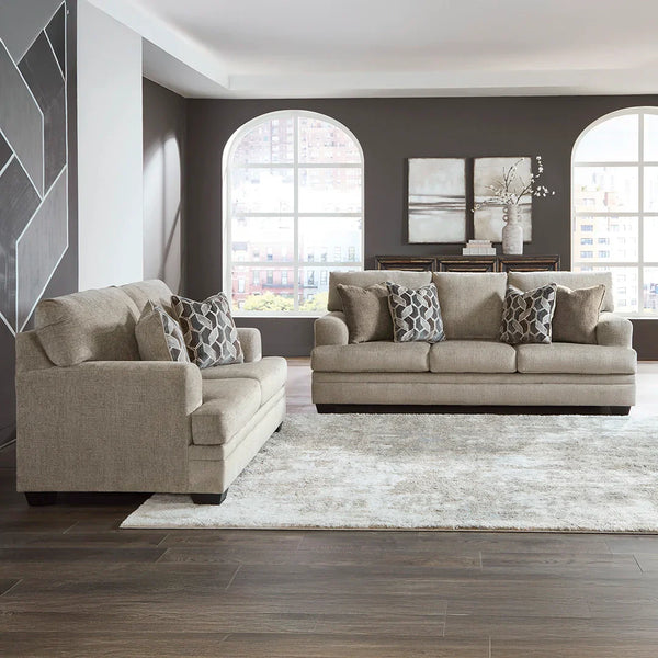 Brown sofa couch