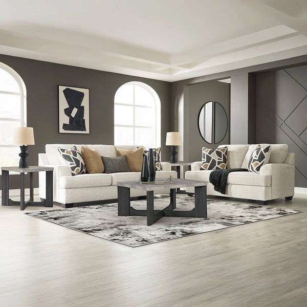 Ashley Heartcort Quartz sofa in neutral fabric for modern living rooms