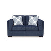 EVANSLEY SOFA SET 3 PCS BLUE