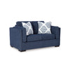 EVANSLEY SOFA SET 3 PCS BLUE