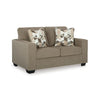 BRISTAVIEW LOVESEAT 2 SEATER DARK BEIGE