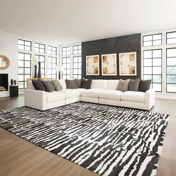 Modular Elissa Court sectional with 6 rearrangeable pieces – Ashley UAE