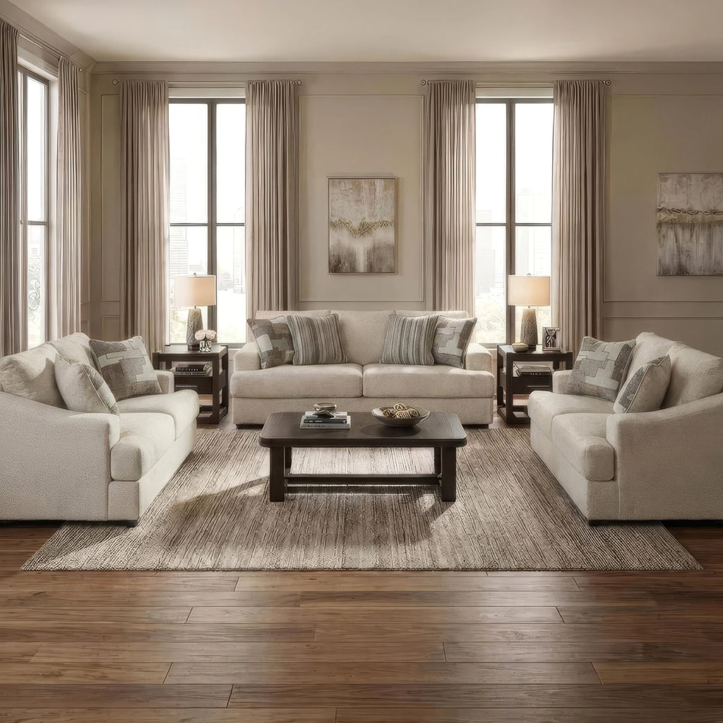 TILDAN SOFA SET 3 PCS - BEIGE