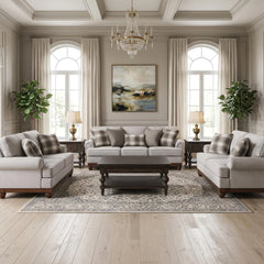 STOUGHTON SOFA SET 3 PCS - BEIGE
