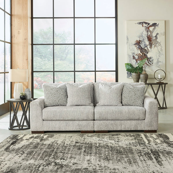 REGENT PARK LOVESEAT - GREY