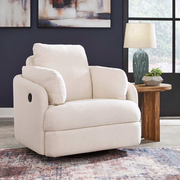 MODMAX SWIVEL GLIDER RECLINER - WHITE