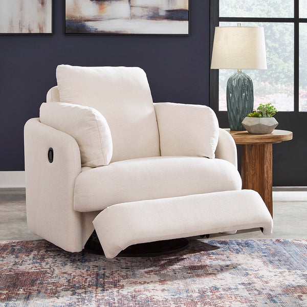 MODMAX SWIVEL GLIDER RECLINER - WHITE