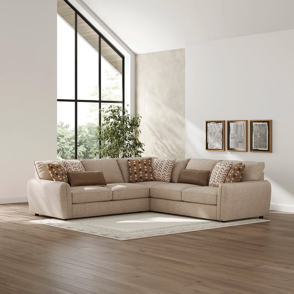 Seyler SECTIONAL SOFA 3 PCS - BEIGE