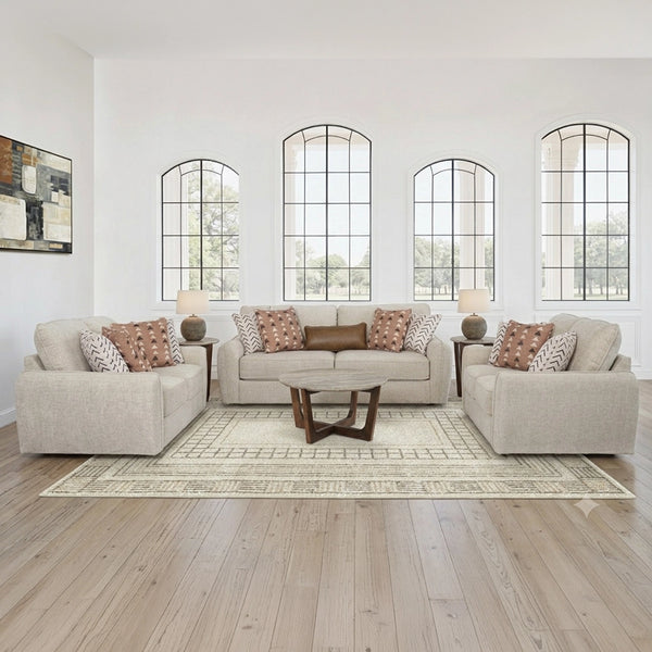 SEYLER SOFASET 3PCS - BEIGE