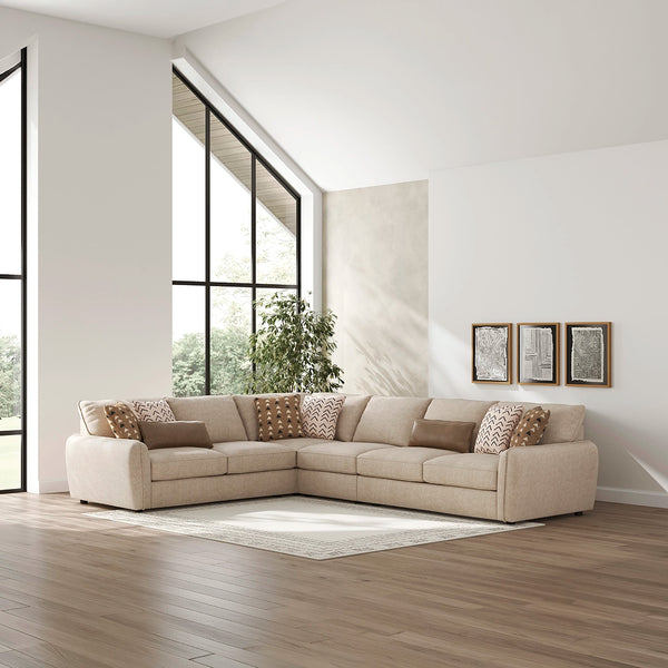 Seyler SECTIONAL SOFA 4 PCS - BEIGE