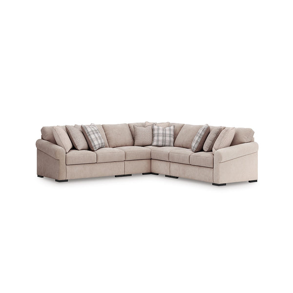 BRIDGEMONT SECTIONAL SOFA 5 PCS - GREY