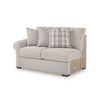 BRIDGEMONT SECTIONAL SOFA 5 PCS - GREY