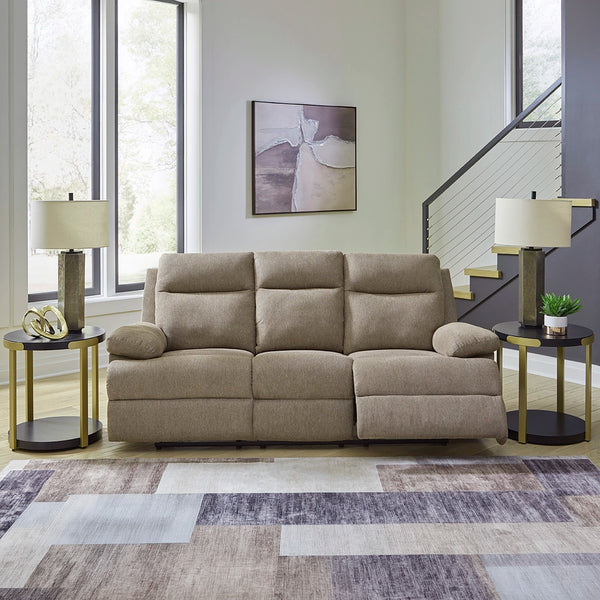 Tarrant SOFA RECLINER 3 SEATER - LIGHT BROWN