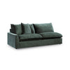Carriage View SECTIONAL SOFA 3 PCS - DARK GREEN