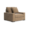 CALDEN SOFA 1 SEATER - LIGHT BROWN