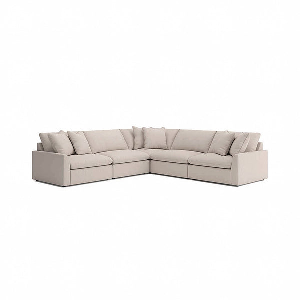 Whitehaven SECTIONAL SOFA 5 PCS - WHITE