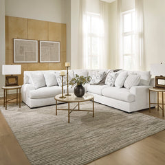 
                          WYNNCROFT MANOR SECTIONAL SOFA 3 PCS - WHITE
                          