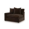 Maxton Heights SECTIONAL SOFA 6 PCS - DARK BROWN