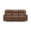 Mackmenville SOFA RECLINER 3 SEATER - BROWN