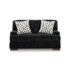WHITMORE MANOR SOFA SET 3 PCS - BLACK