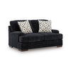 WHITMORE MANOR SOFA SET 3 PCS - BLACK