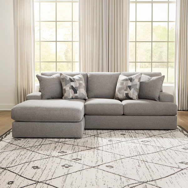 Lindon SECTIONAL SOFA 2 PCS - GREY