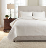 DIETRICK KING BEDDING SET OF 3 - WHITE