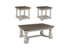 HAVALANCE COFFEE TABLE SET 3 PCS - WHITE