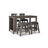 CAITBROOK HIGH TABLE SET - GREY