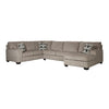 BALLINASLOE SECTIONAL SOFA SET 3 PCS - GREY