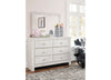 PAXBERRY DRESSER + MIRROR - WHITE