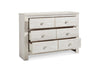 PAXBERRY DRESSER + MIRROR - WHITE