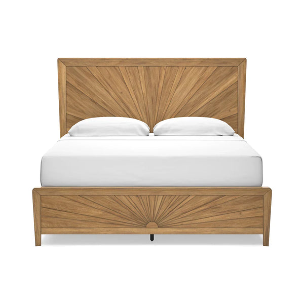 TAKSTON BED KING SIZE (193*203 CM) LIGHT BROWN