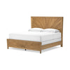 TAKSTON BED KING SIZE (193*203 CM) LIGHT BROWN