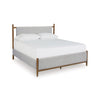 LYNCOTT BED QUEEN SIZE (150*200CM) - GREY