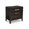 WESTONFORT BEDROOM SET WITHOUT WARDROBE KING SIZE (193*203 CM) - DARK BROWN