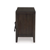 WESTONFORT BEDROOM SET WITHOUT WARDROBE KING SIZE (193*203 CM) - DARK BROWN