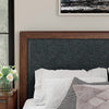 KENDAMOR BEDROOM SET WITHOUT WARDROBE KING SIZE (193*203 CM) - DARK BROWN