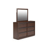 KENDAMOR BEDROOM SET WITHOUT WARDROBE KING SIZE (193*203 CM) - DARK BROWN