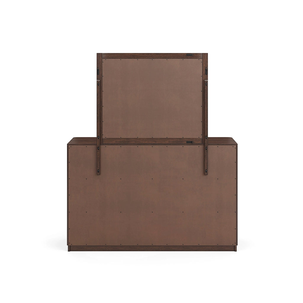 KENDAMOR BEDROOM SET WITHOUT WARDROBE QUEEN SIZE (160*200 CM) - DARK BROWN