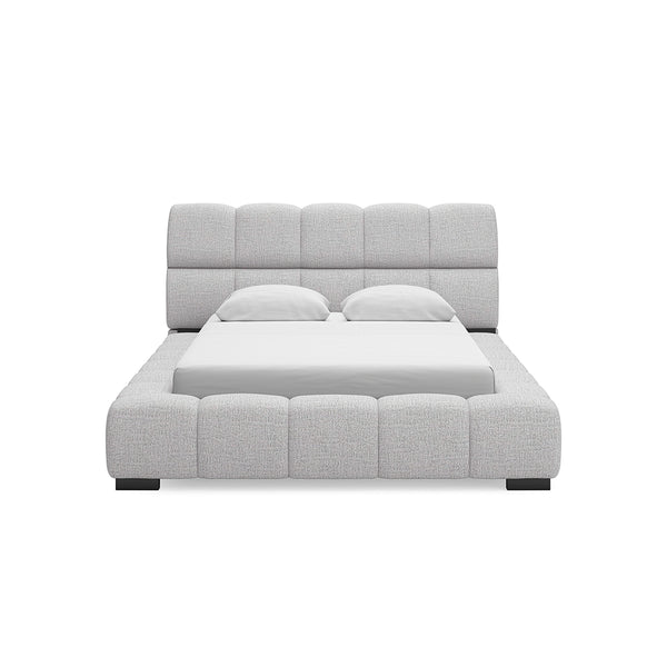 JESSTEAN BED QUEEN SIZE (150*200CM) GREY