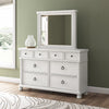 CHADWORTH BEDROOM SET WITHOUT WARDROBE KING SIZE (180 X 200 CM) - ANTIQUE WHITE