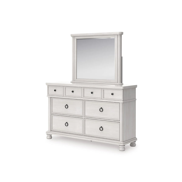 CHADWORTH BEDROOM SET WITHOUT WARDROBE KING SIZE (180 X 200 CM) - ANTIQUE WHITE